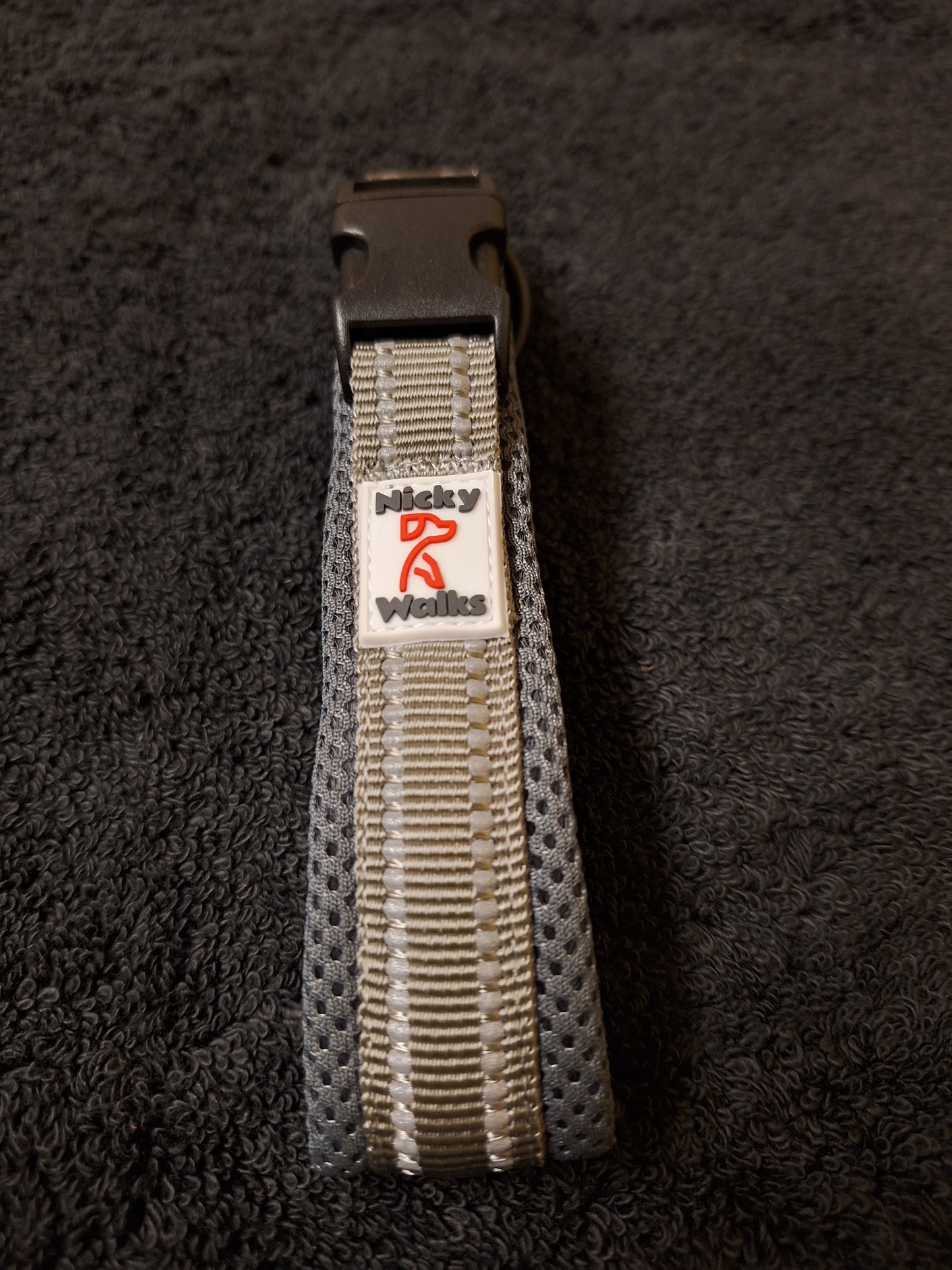 Nicky Walks Collars S Gray