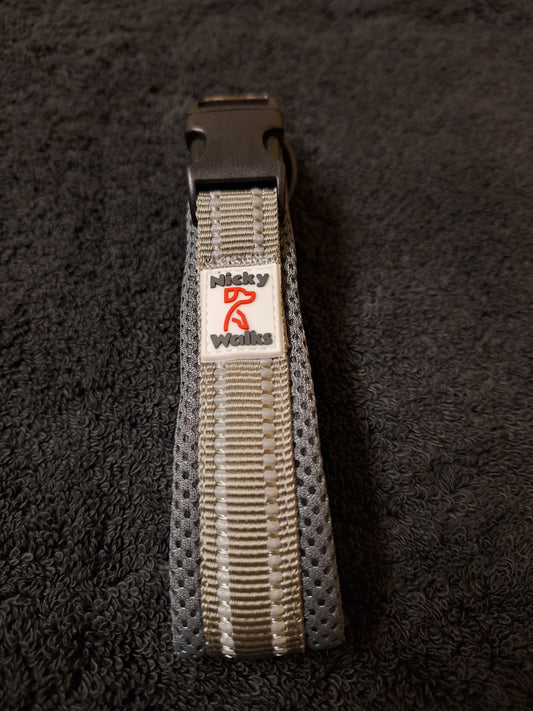 Nicky Walks Collars S Gray