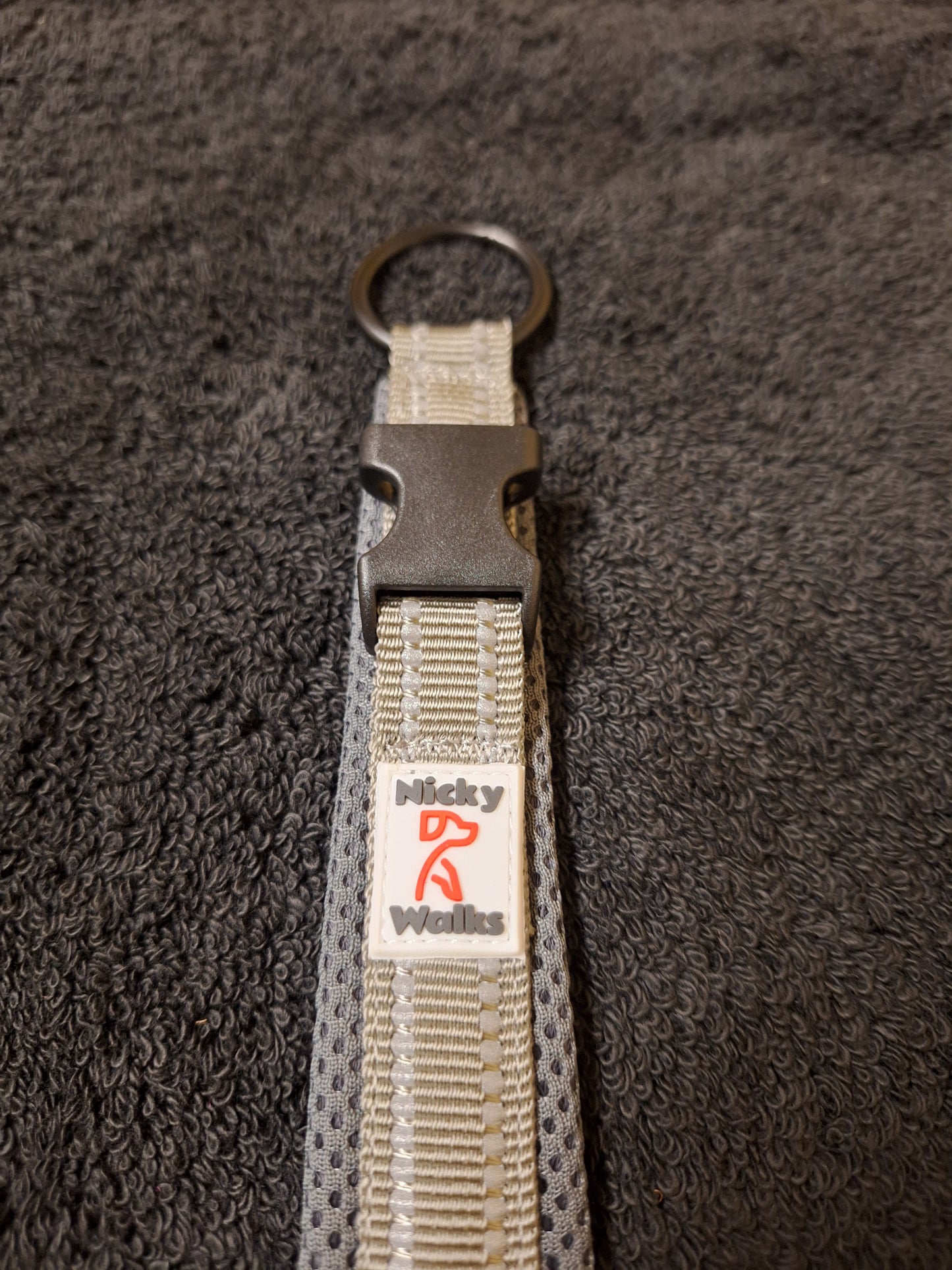 Nicky Walks Collars S Gray