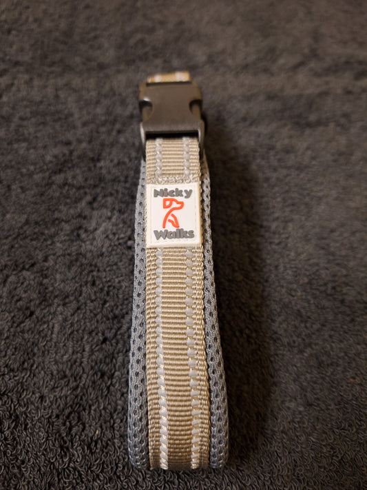 Nicky Walks Collars M Gray