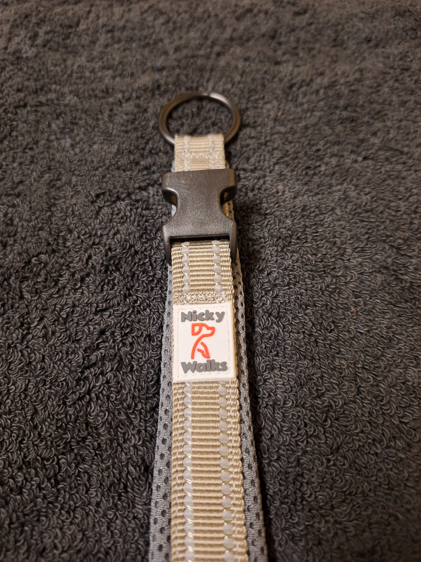 Nicky Walks Collars M Gray