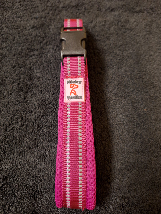 Nicky Walks Collars L Magenta