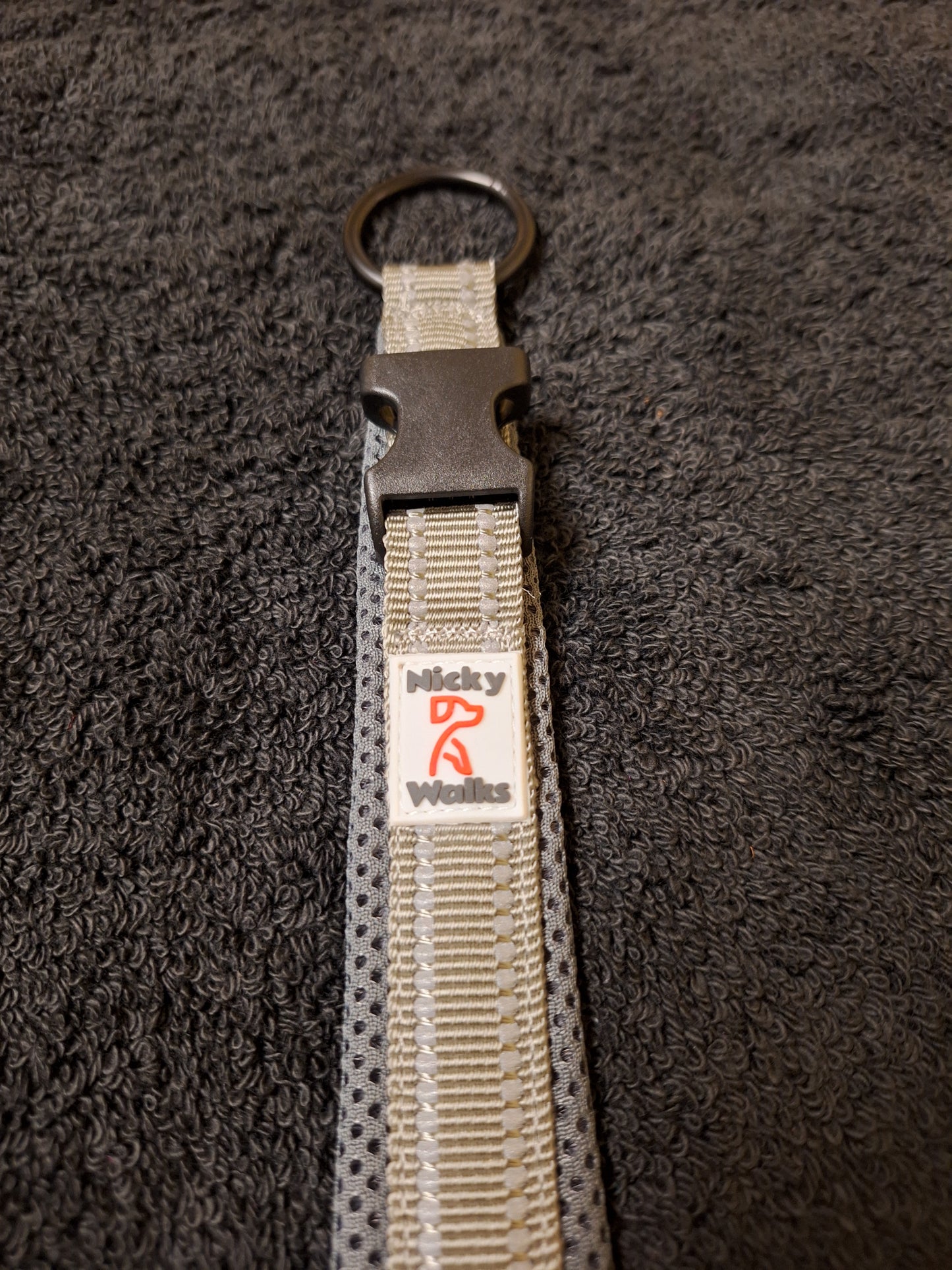Nicky Walks Collars L Gray