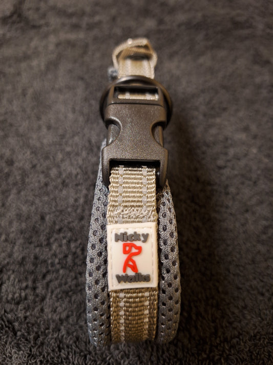 Nicky Walks Collars XS Gray